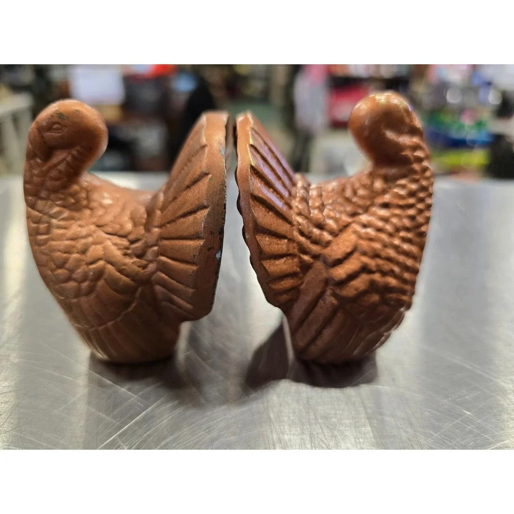 Set of 2‎ metal Turkey copper clr Napkin Ring table decor, boldlook Thanksgiving